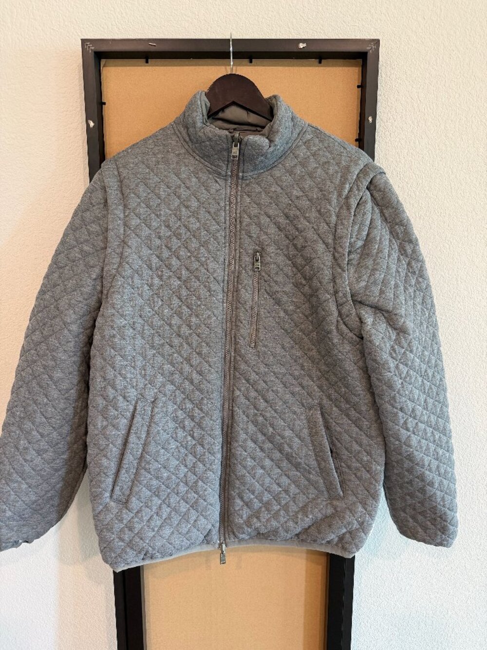UpWest Reversible Quilted Jacket Vest Grey/Sage